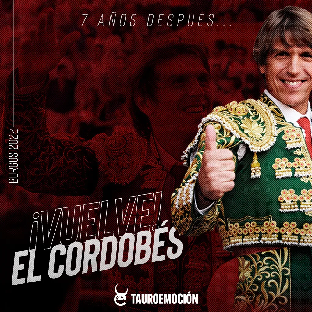 El Cordobés vuelve a Burgos siete años después con Morante de la Puebla en el cartel