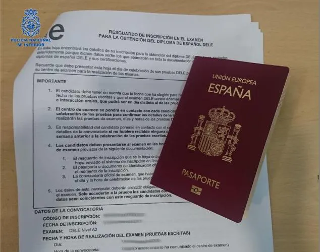 Detenido por suplantar la identidad de un aspirante en las pruebas para la obtención de la nacionalidad