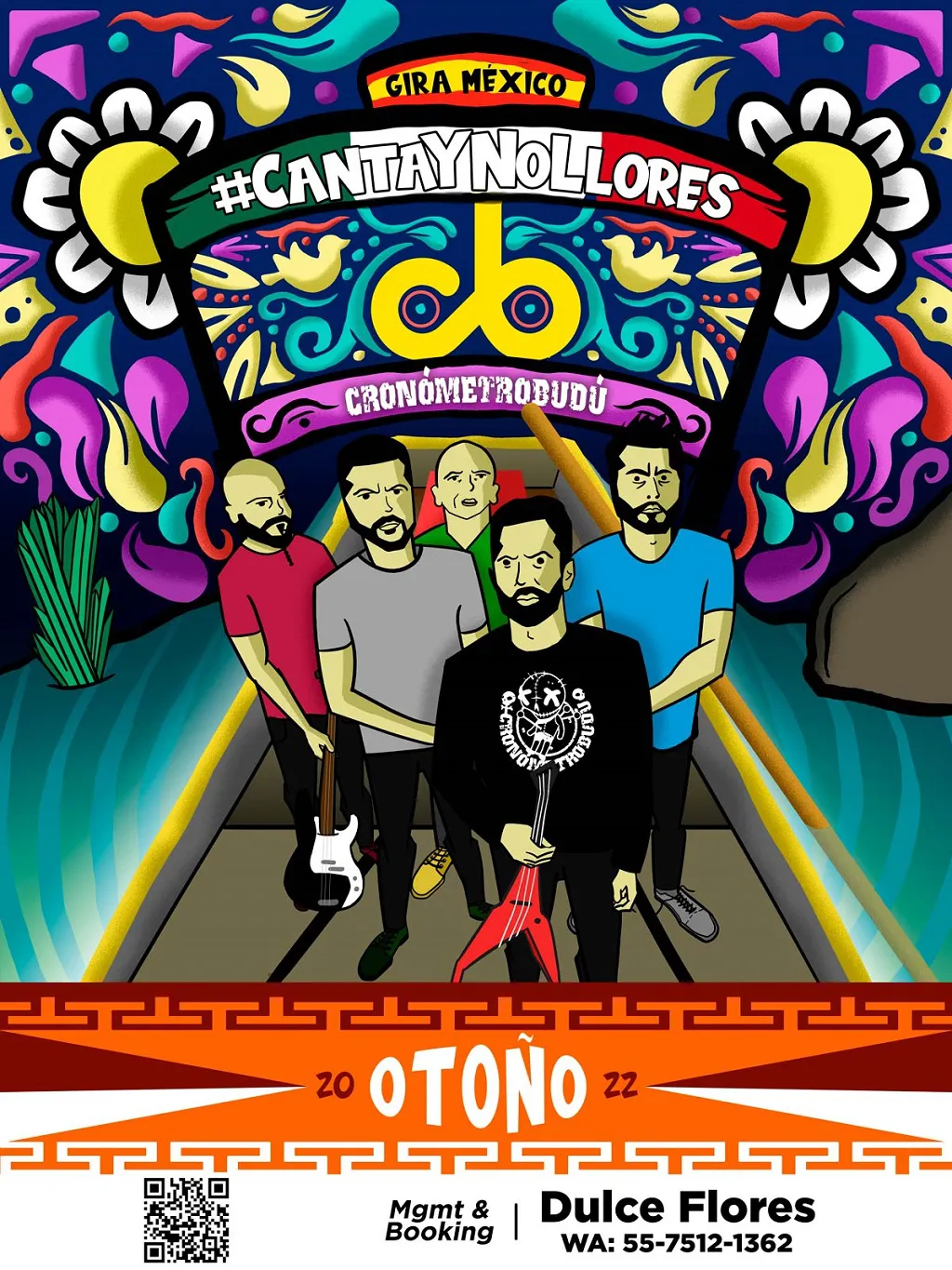 CRONÓMETROBUDÚ presenta su cuarta gira mexicana Canta y no Llores