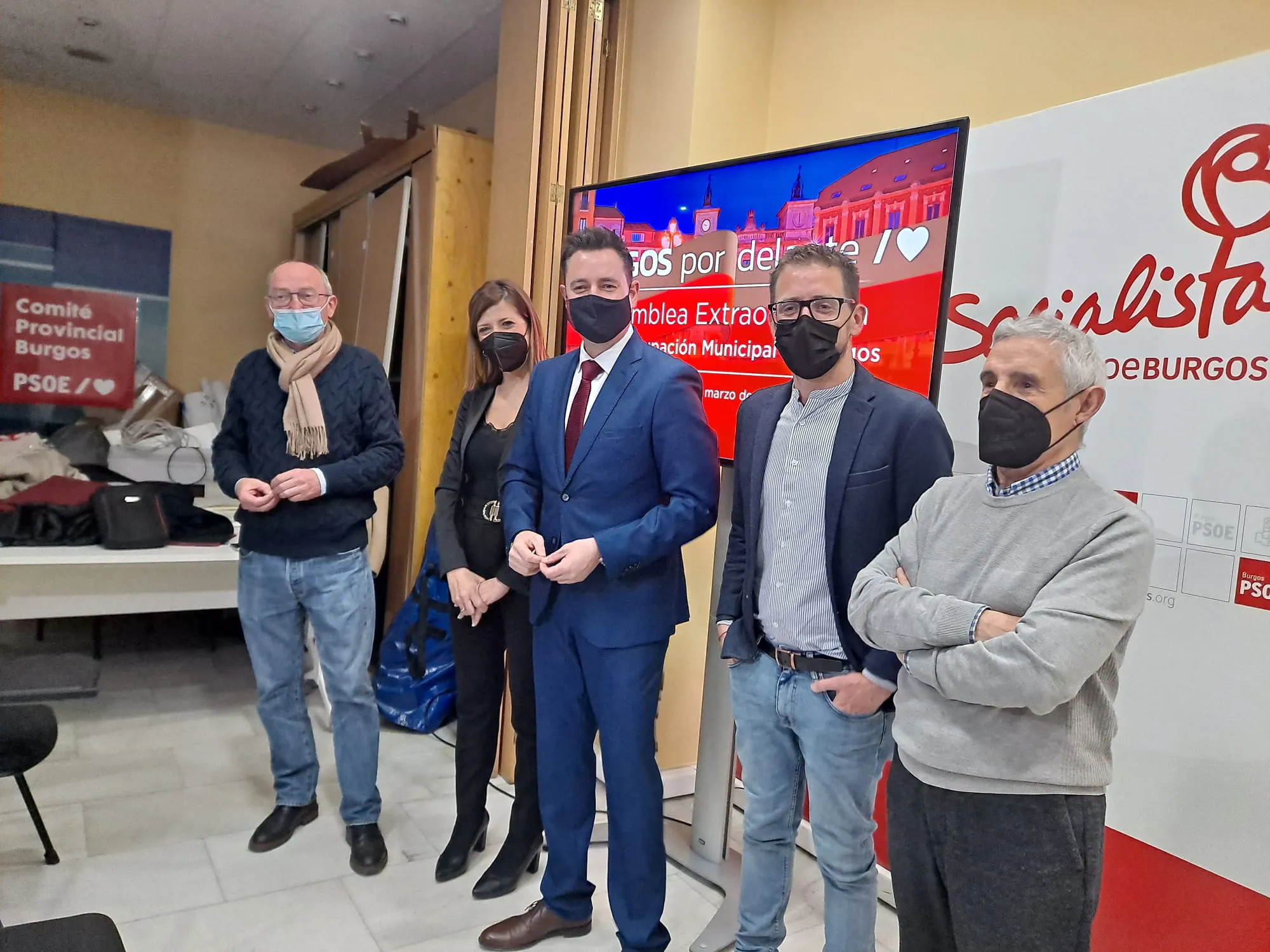 Daniel de la Rosa se vuelve a presentar como secretario general del PSOE de Burgos