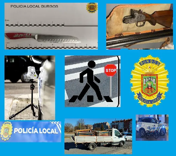 La disparidad de las intervenciones de la Policía Local, desde armas y drogas a conductores sin cinturón