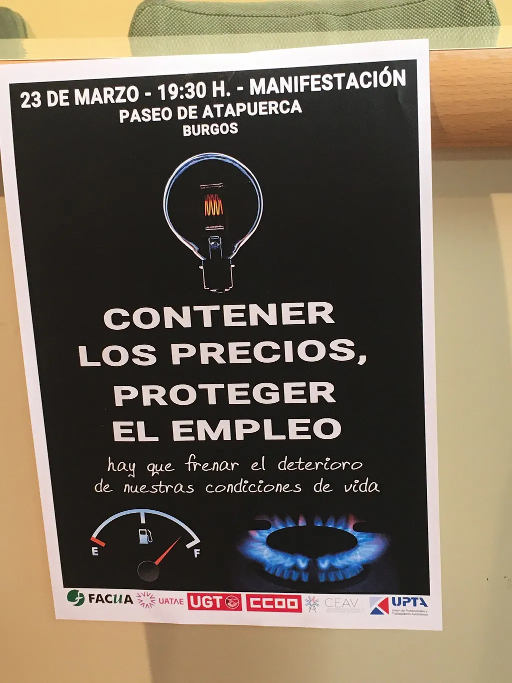 Los sindicatos se movilizan, por fin, ante los precios de la energía