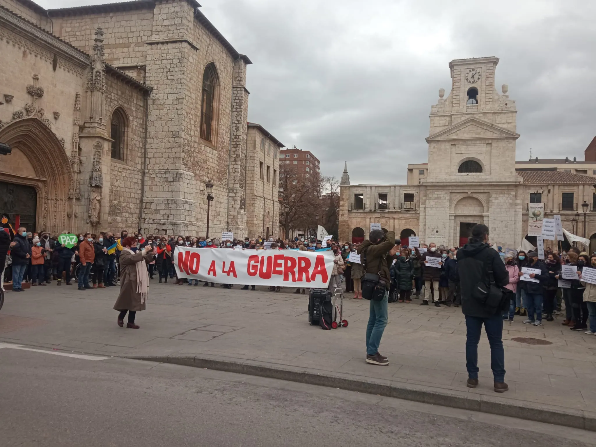 Convocan a los burgaleses a concentrarse contra la agresión a Ucrania y en apoyo a la población civil
