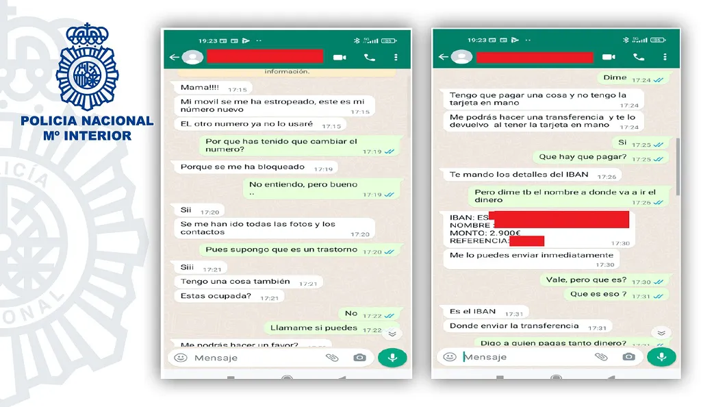 Alertan de una nueva estafa a través de WhatsApp en la que simulan ser un familiar en apuros