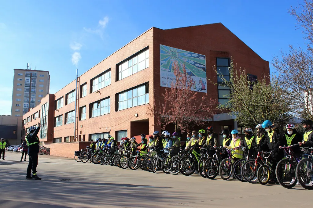 Burgos con Bici reanuda su actividad en los centros educativos