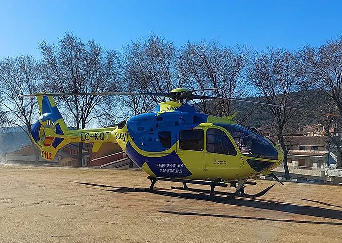 Herido un varón en la N-232 en Oña
