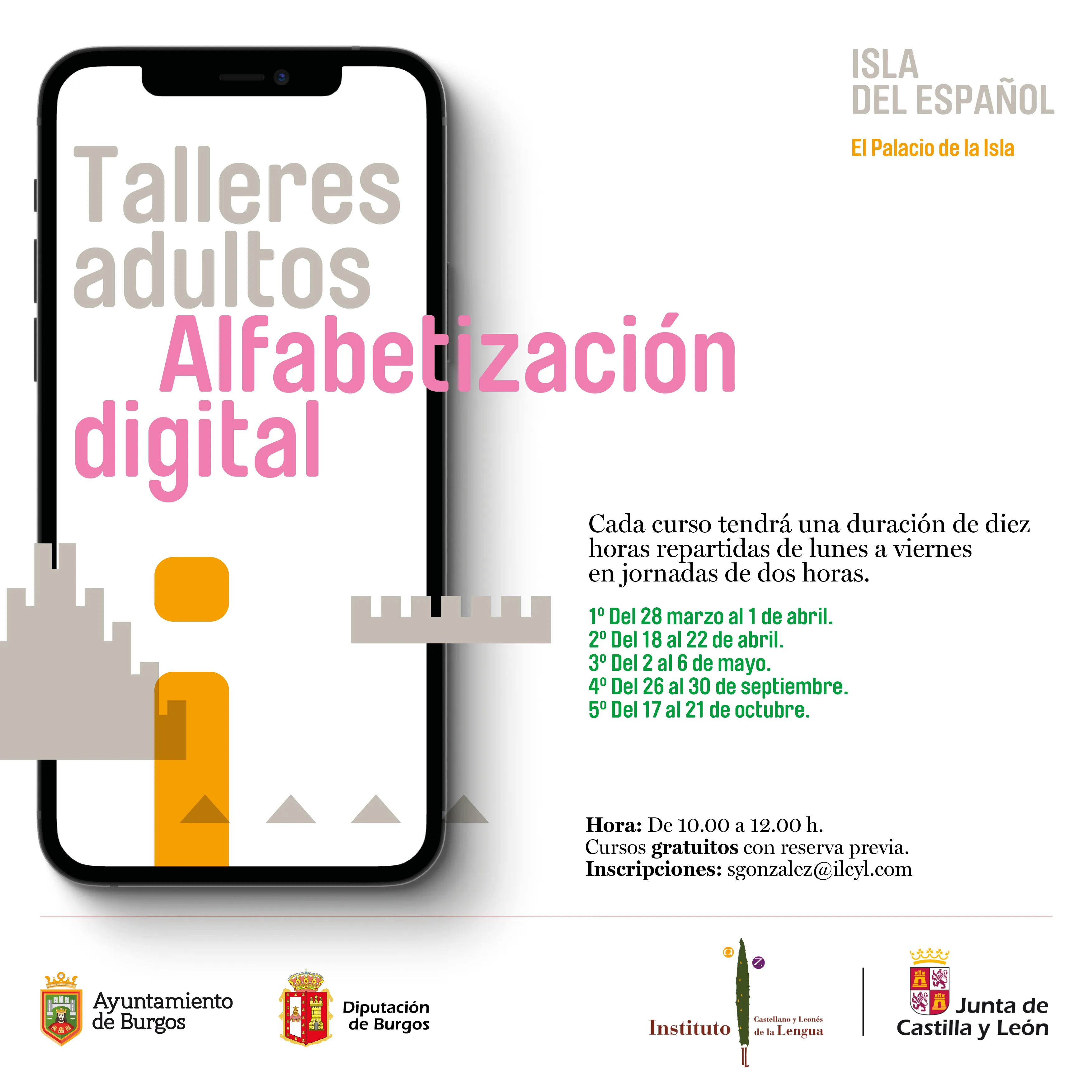 El ICYLL programa cursos con nociones básicas de alfabetización digital gratuitos para adultos