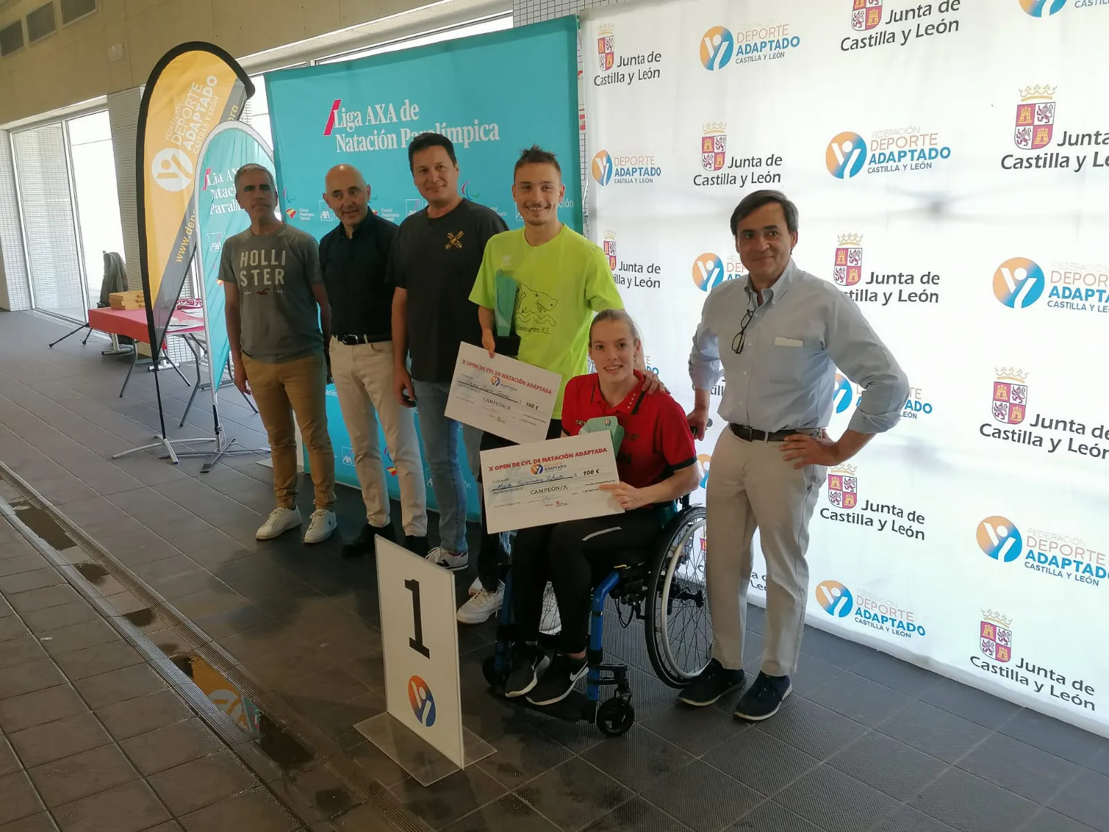 Marta Fernández gana el Open de Natación Adaptada de Castilla y León