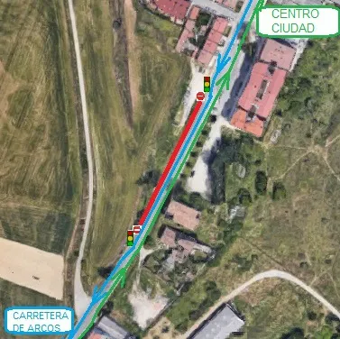 Este lunes se corta el tráfico en la carretera de Arcos hasta el 3 de junio