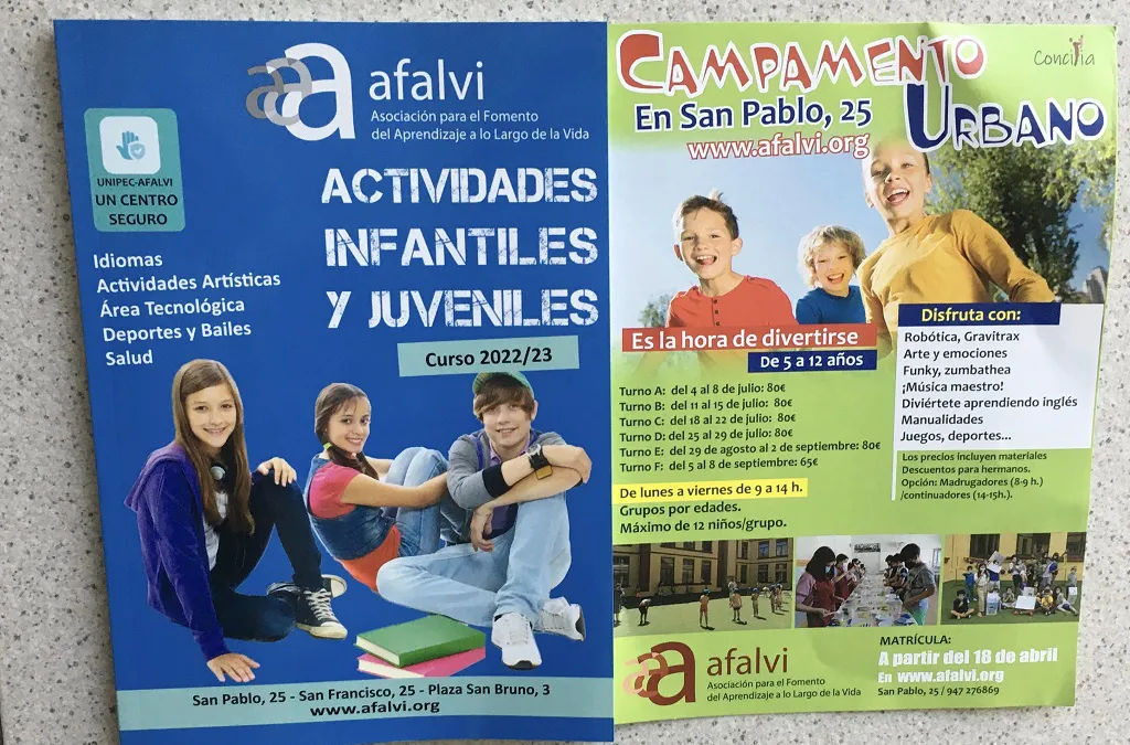 Afalvi y Unipec oferta 8.000 plazas para el próximo curso