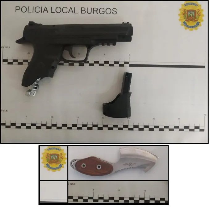 La Policía Local detiene a un hombre por amenazar con un cuchillo a cuatro jóvenes en la subida de Saldaña