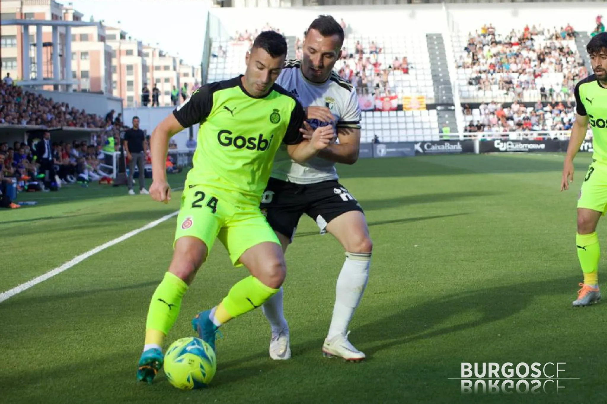 El Burgos CF cierra la temporada en el Plantío con un empate ante el Girona (0-0)