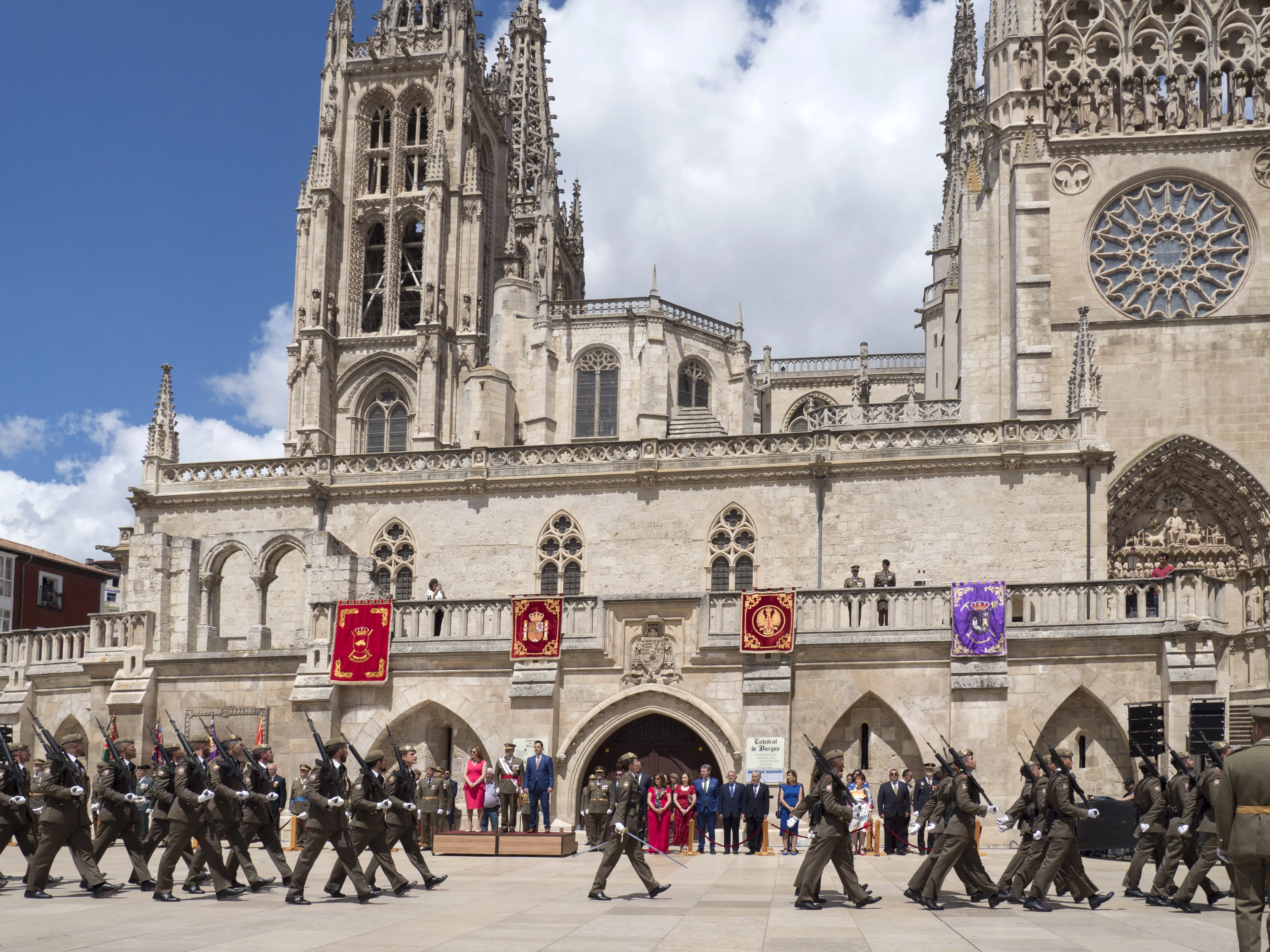 La Jura de Bandera en Burgos