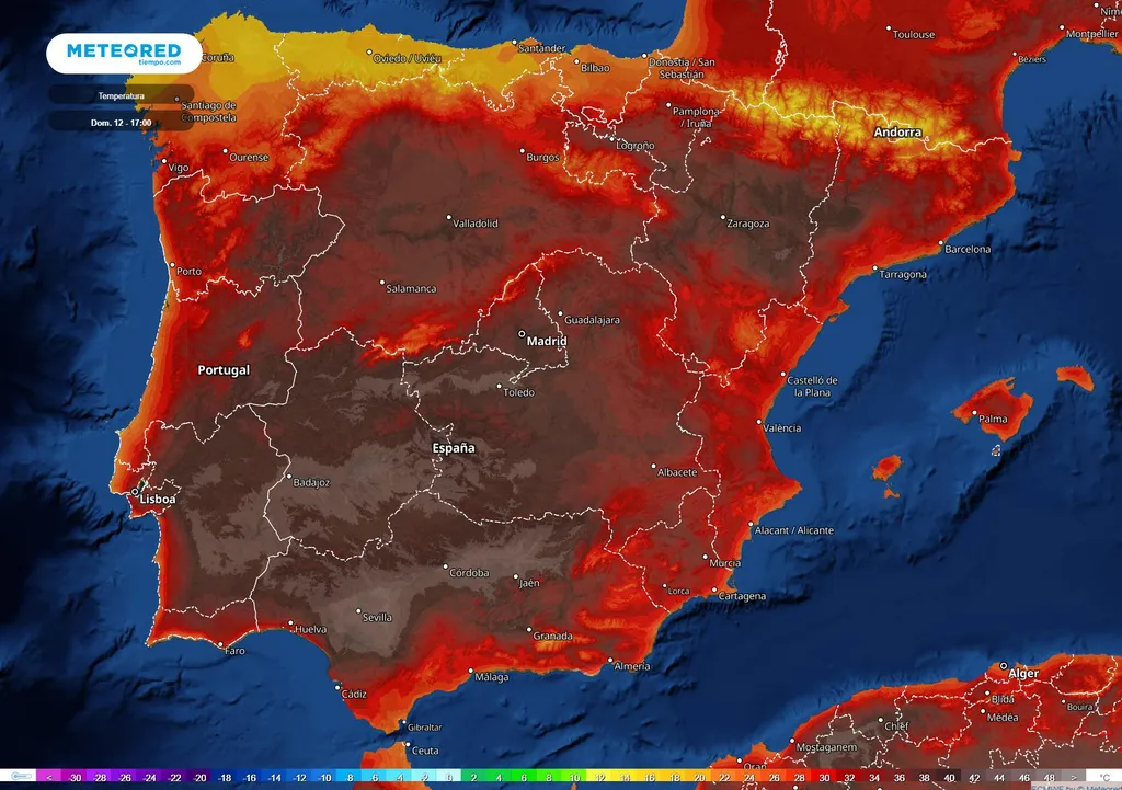 Este fin de semana podría haber temperaturas de hasta 44 ºC