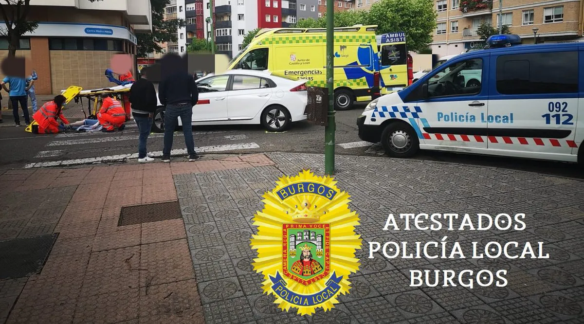 Una mujer resulta herida tras ser atropellada al cruzar un paso de peatones en la calle León XIII