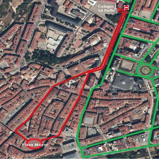 Modificaciones al tráfico por el Gran desfile de gigantones, gigantillos, gigantillas y cabezudos