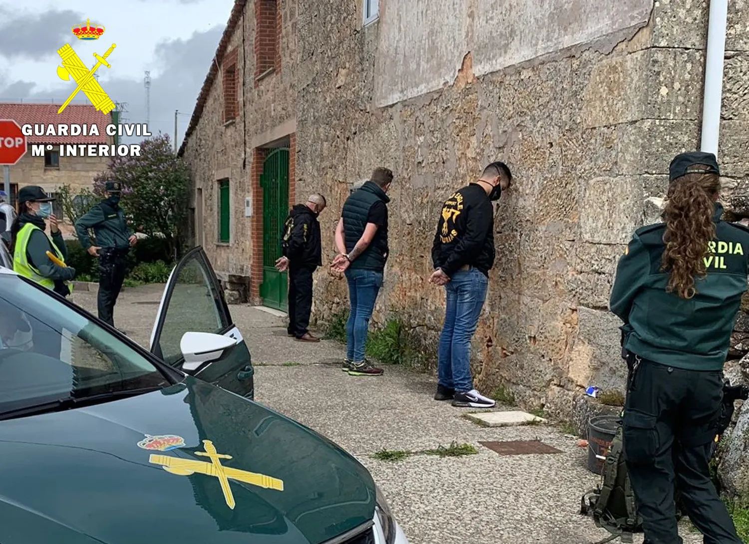 Detenidos cinco integrantes de una banda motera