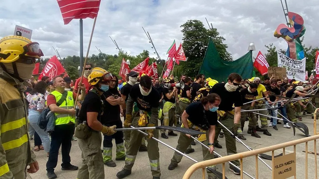 UGT denuncia la falta de personal para la extinción de incendios en Burgos