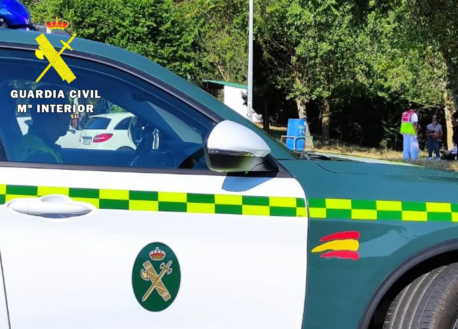 La Guardia Civil auxilia a una niña de 3 años en un área de descanso de la AP-1