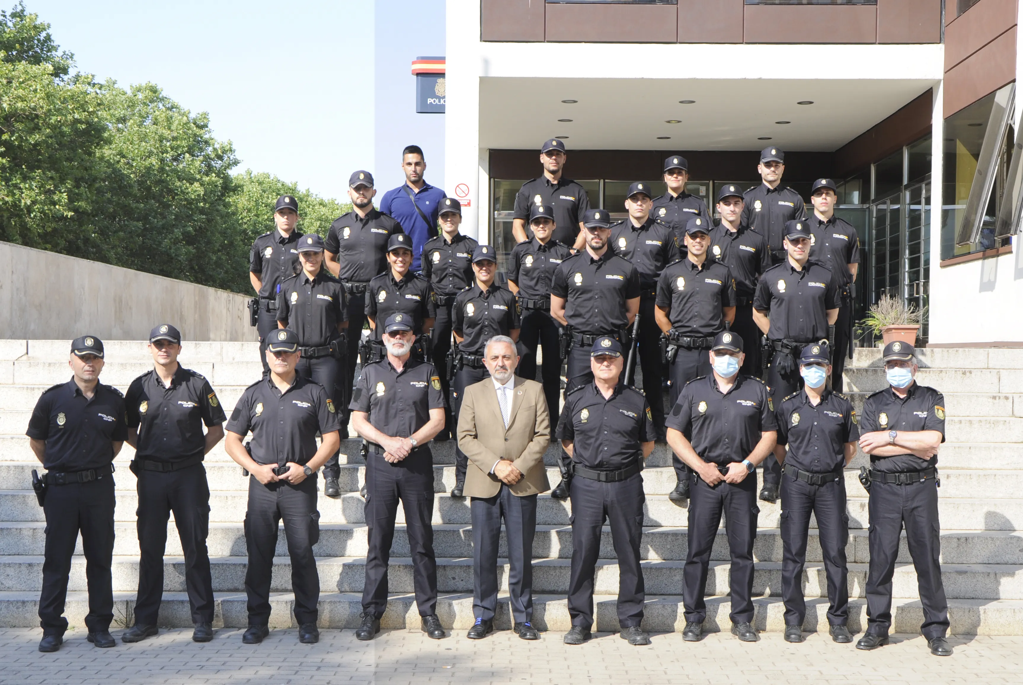 La Comisaría Provincial de Burgos recibe a 20 agentes en prácticas