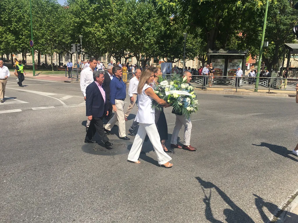 Burgos homenajea al concejal popular, Miguel Ángel Blanco en el 25 Aniversario de su asesinato