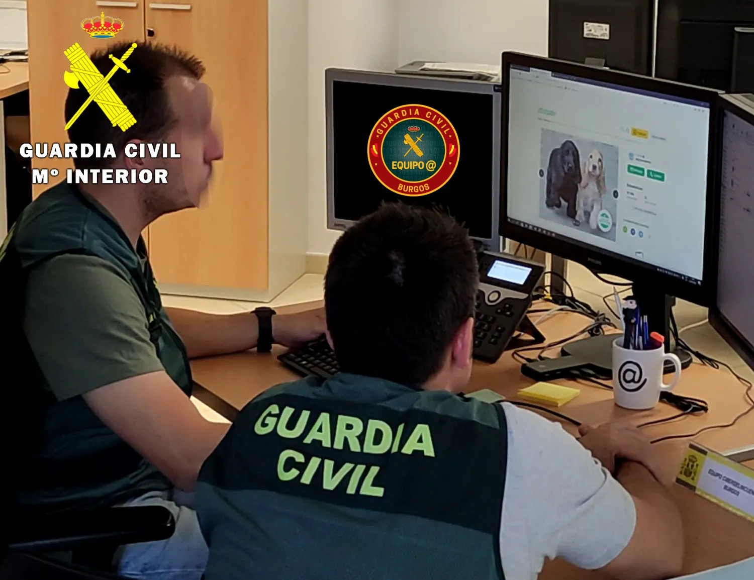 La Guardia Civil detiene a una persona por estafa en la venta online de una mascota