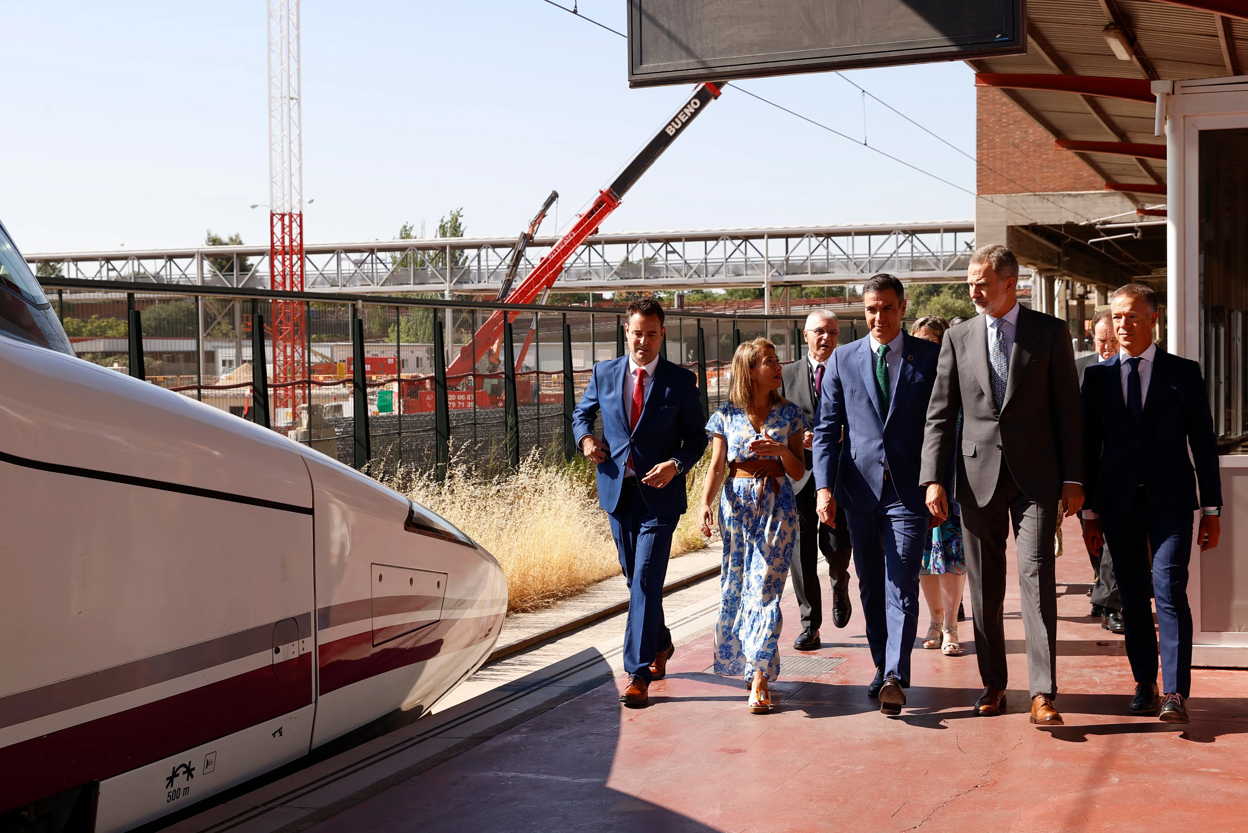 Por fin llega a Burgos la Alta Velocidad, con la presencia del Rey y de Pedro Sánchez
