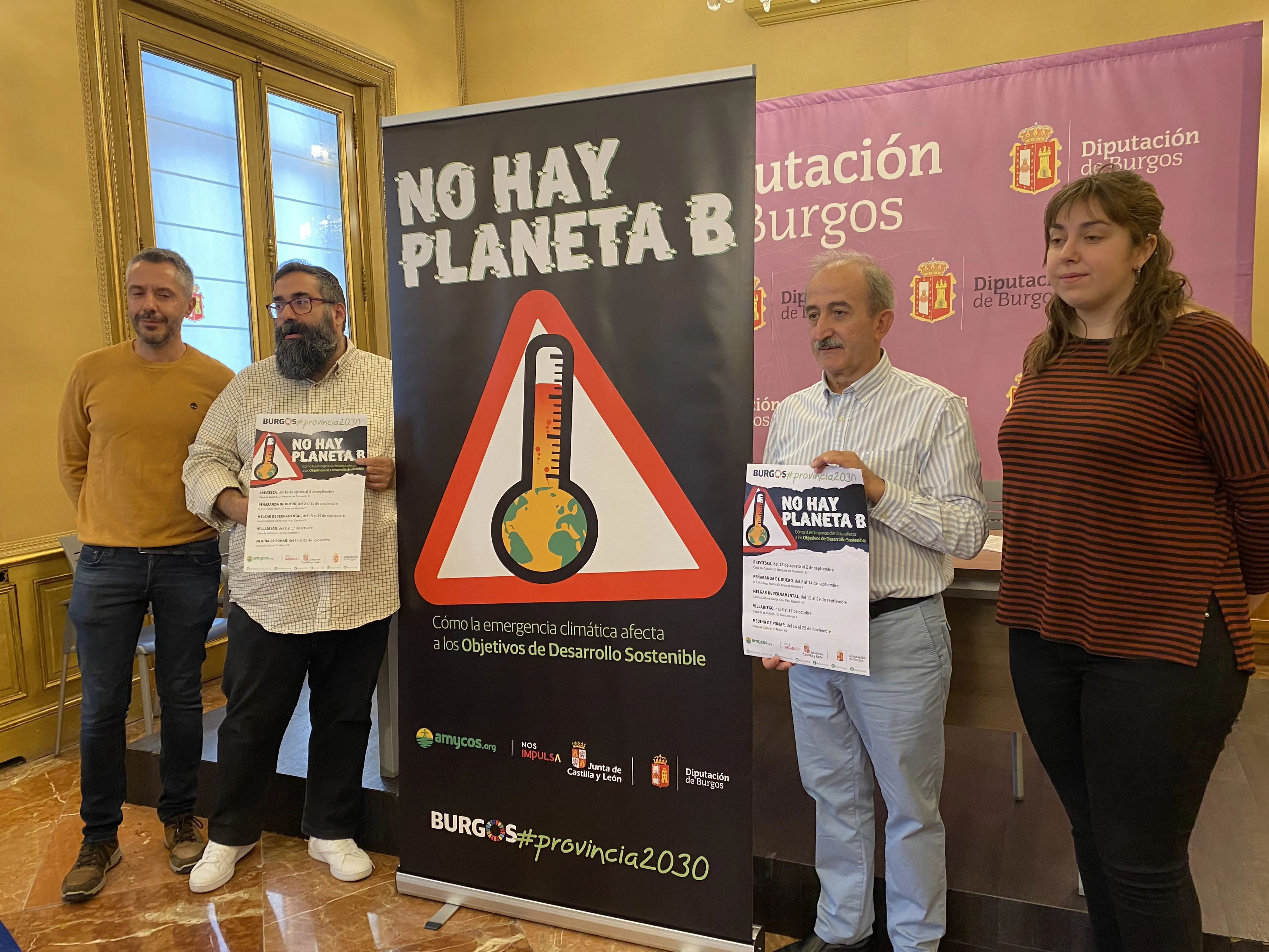 La Diputación de Burgos presenta la exposición ‘No hay Planeta B’ que recorrerá varios municipios de la provincia hasta el 25 de noviembre