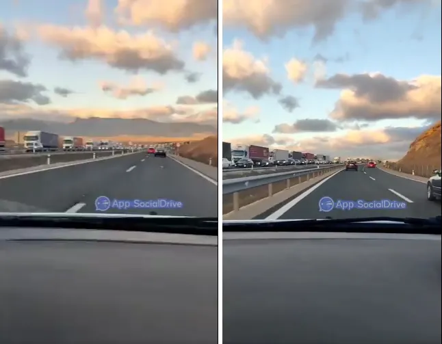 Un accidente en Rubena retiene el tráfico de la AP-1