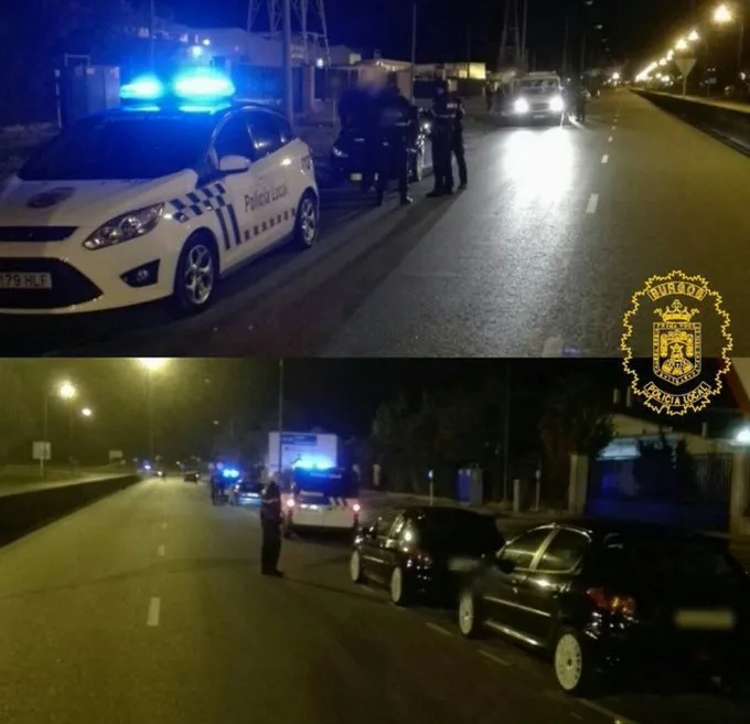 Carrera de coches en el polígono de Burgos