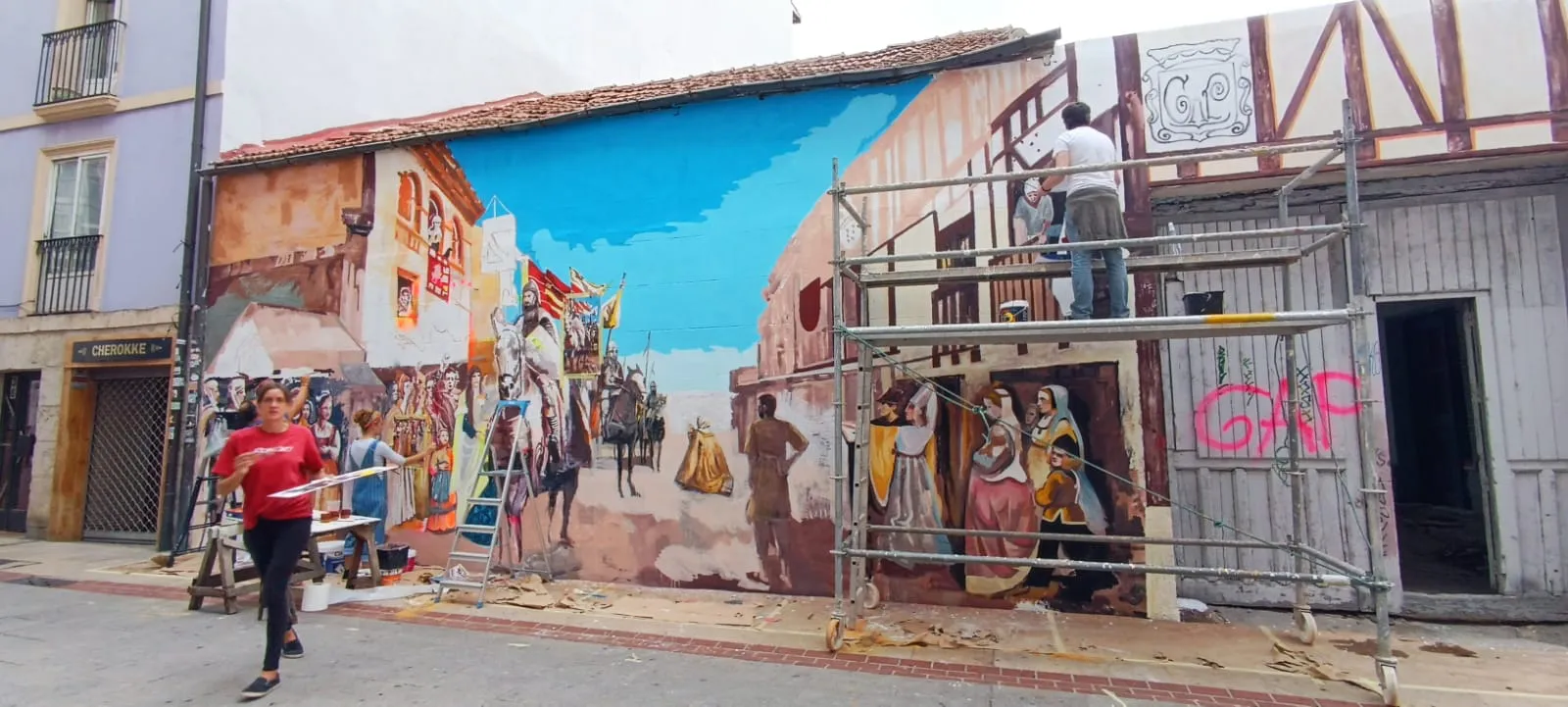 El nuevo mural de Burgos