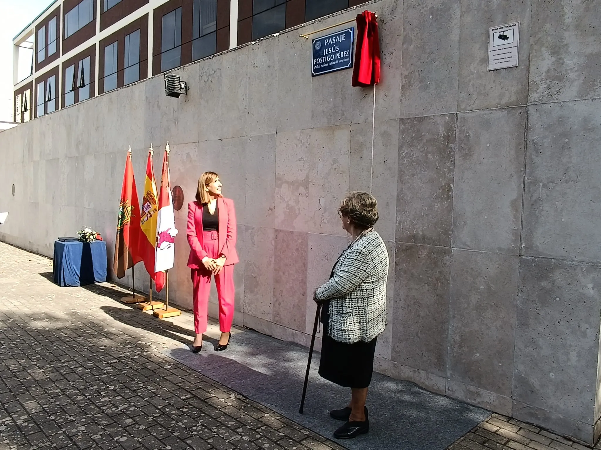 Burgos rinde homenaje al Policía Nacional caído en acto de servicio, Jesús Postigo