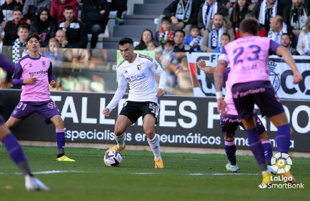 El Tenerife y el VAR castigan al Burgos CF con la primera derrota de la temporada en casa (0-1)