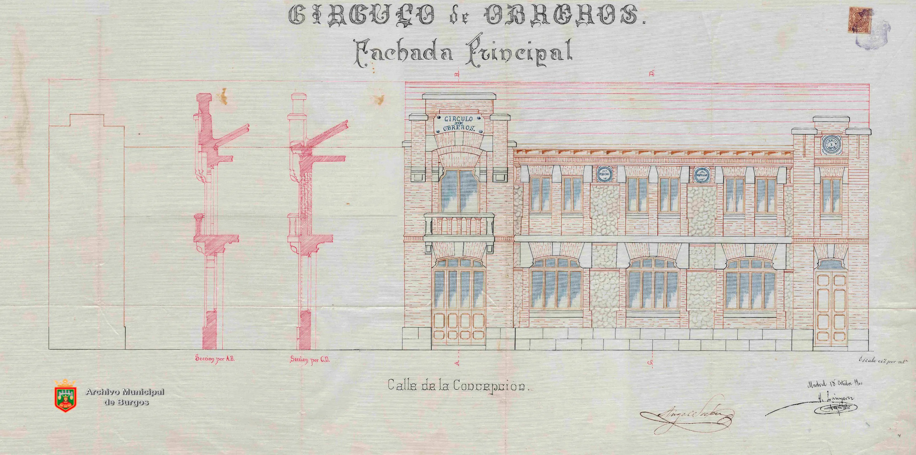Historia Burgos: El Círculo Católico de Obreros
