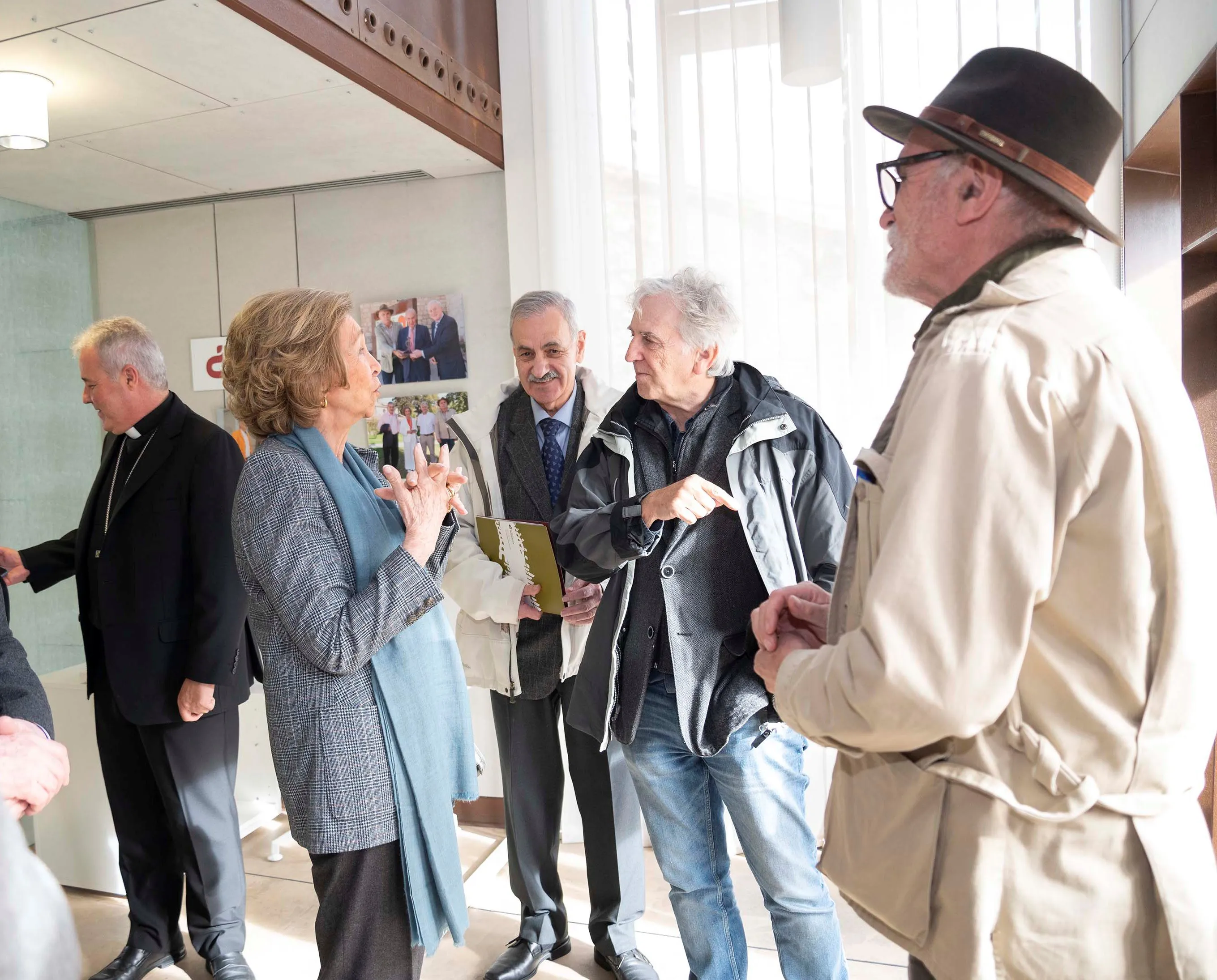 La reina emérita preside el Patronato de la Fundación Atapuerca