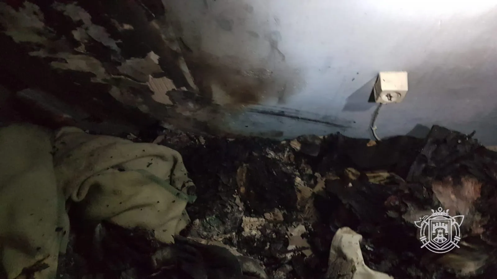 Susto en Burgos por el incendio de una vivienda en plaza Vega