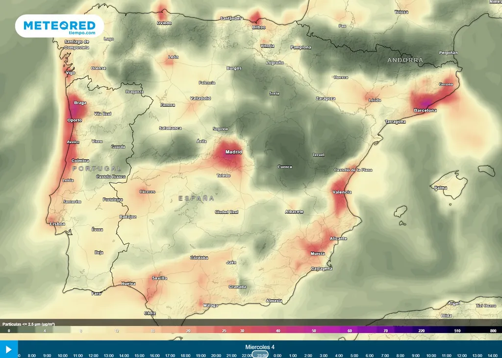 Varias ciudades en situación delicada por altos niveles de contaminación, Burgos se salva