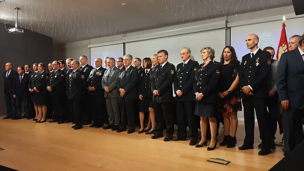 Actos conmemorativos de la Policía Nacional en Burgos