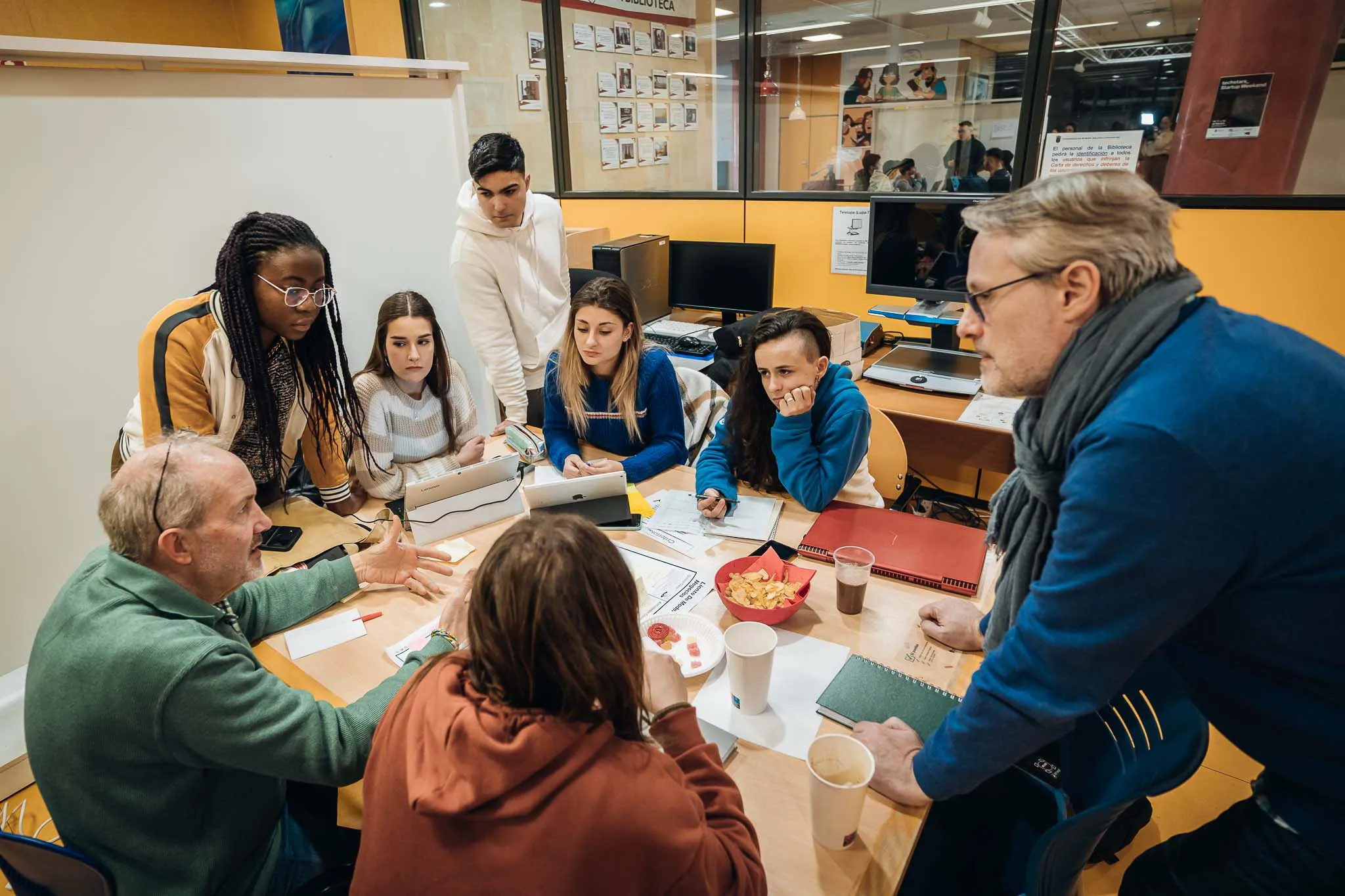 Inteligencia artificial y apps protagonizan los proyectos que se están desarrollando en la edición más concurrida de Startup Weekend Burgos