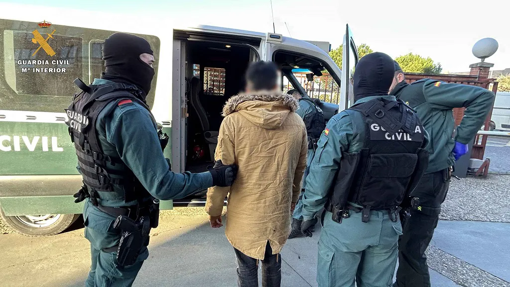 La Guardia Civil desarticula un grupo criminal especializado en delitos contra el patrimonio