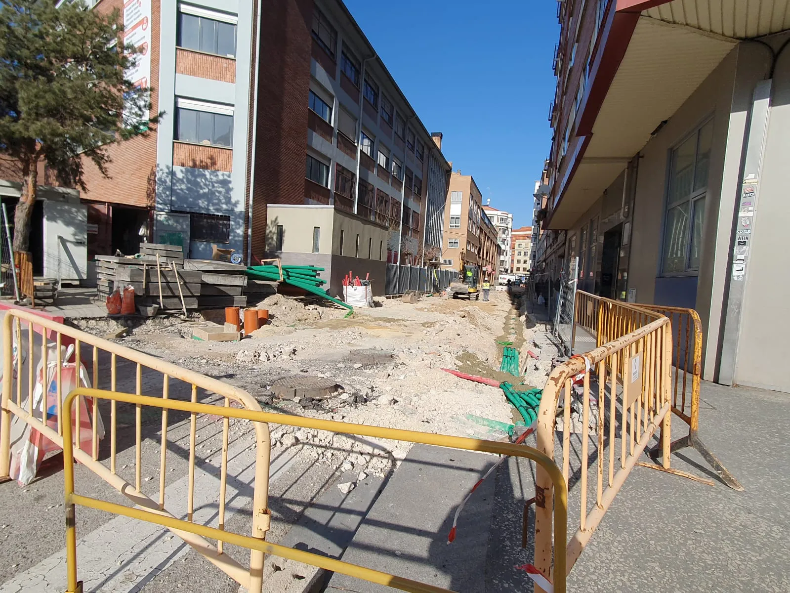 En marcha las obras de peatonalización de la calle San Julián
