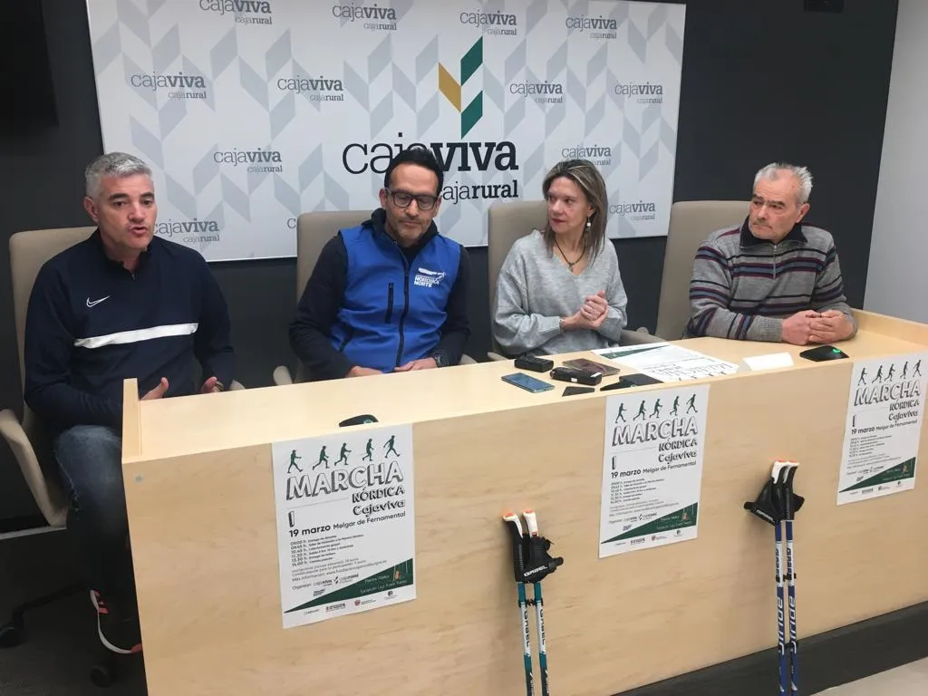 El 29 de marzo, cita con el I Open de Marcha Nórdica Cajaviva en Melgar de Fernamental
