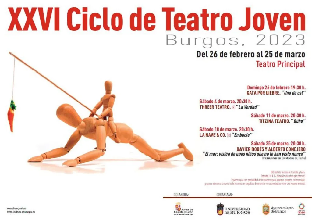 Vuelve una nueva edición del Ciclo de Teatro Joven con cinco propuestas críticas y actuales