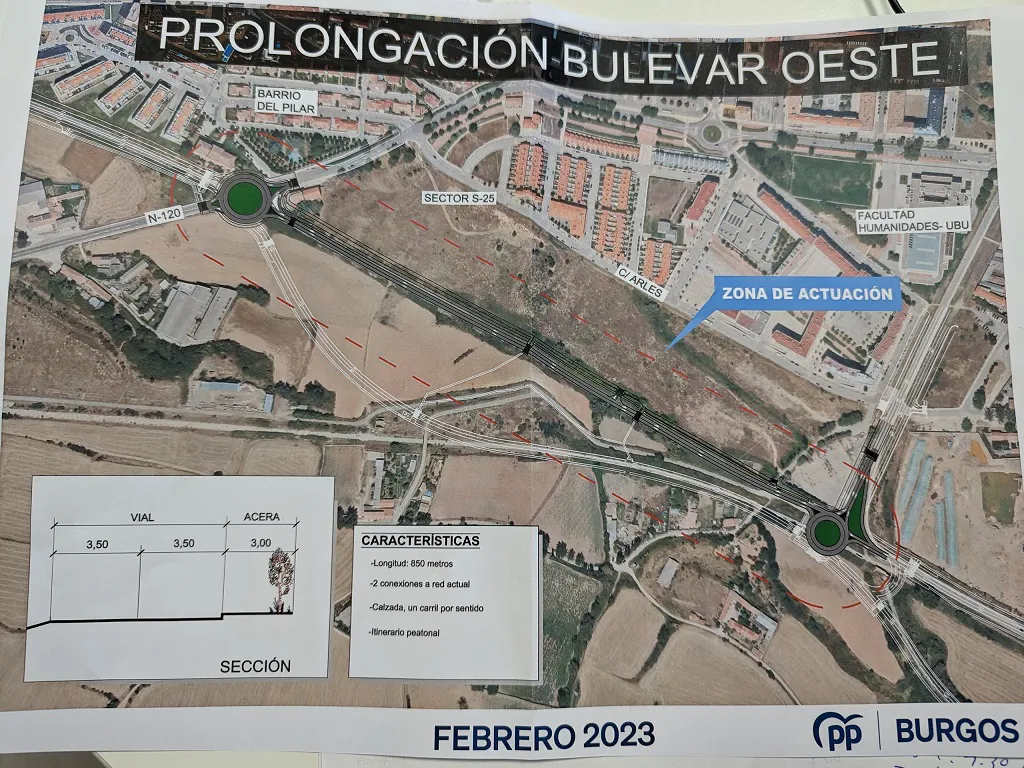 El Partido Popular propone prolongar el Bulevar Oeste