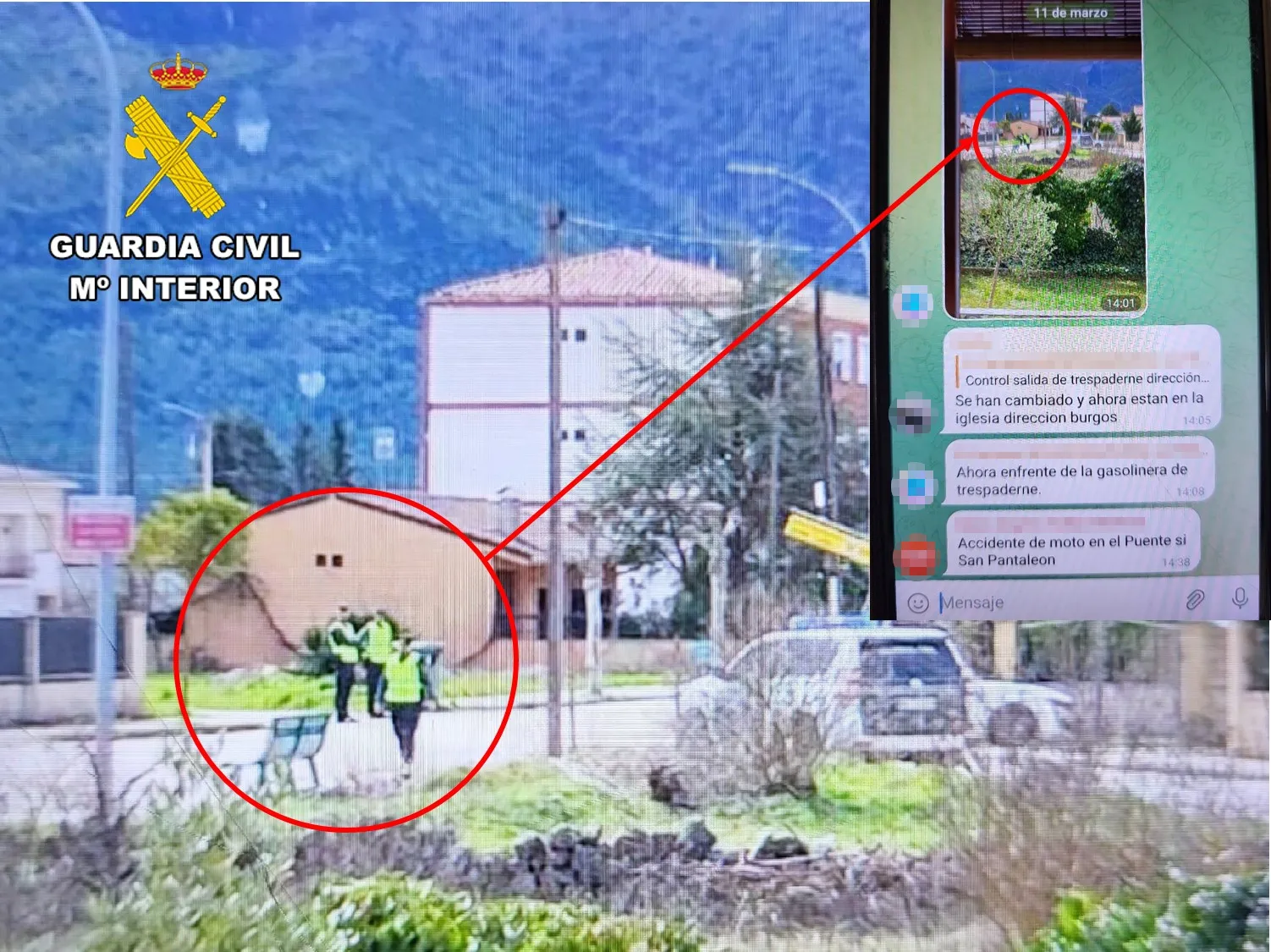La Guardia Civil levanta actas denuncia por poner en riesgo el éxito de un control policial al difundir su ubicación en redes sociales