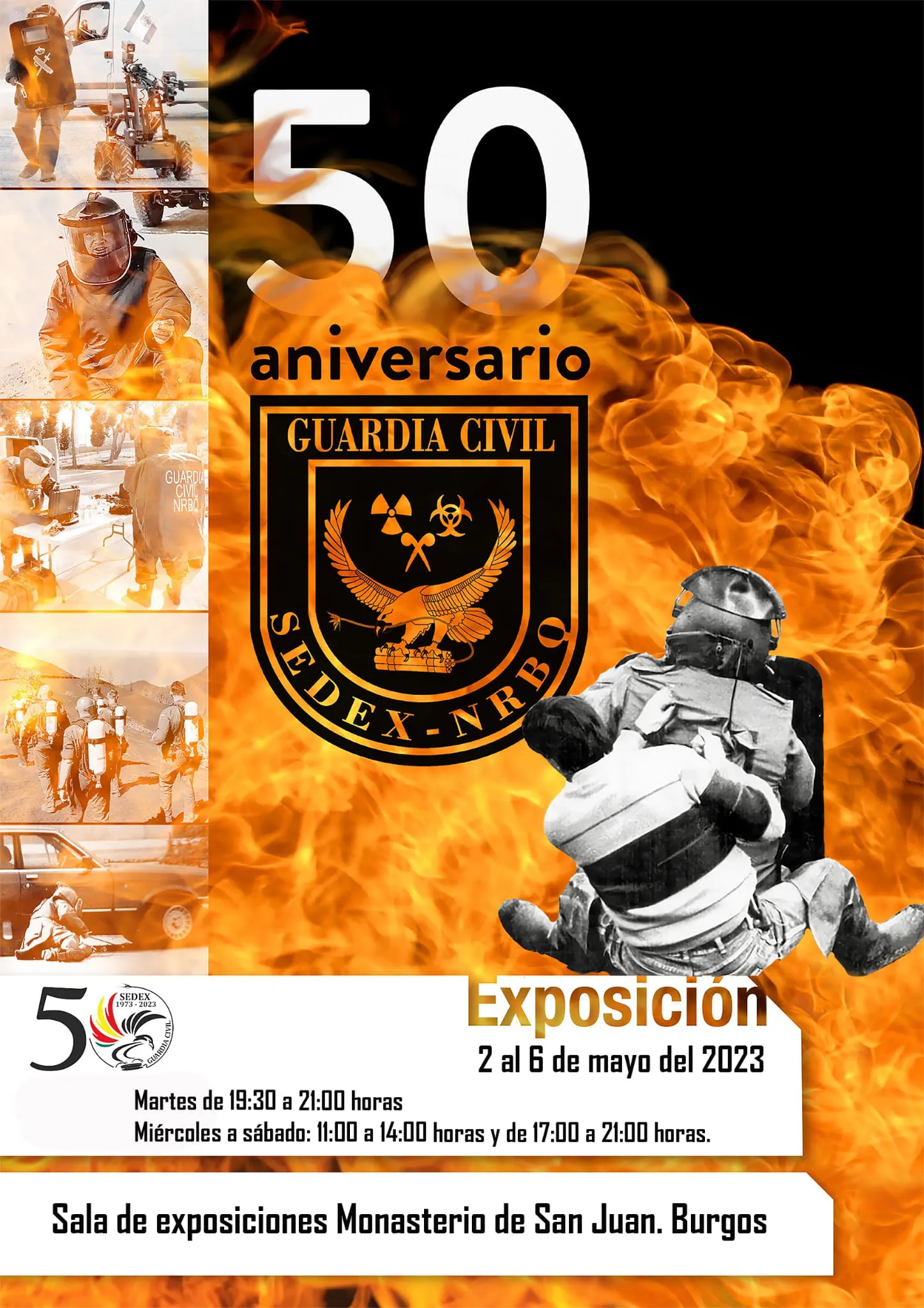 La Guardia Civil celebra el 50º Aniversario de la creación del Servicio de Desactivación de Explosivos