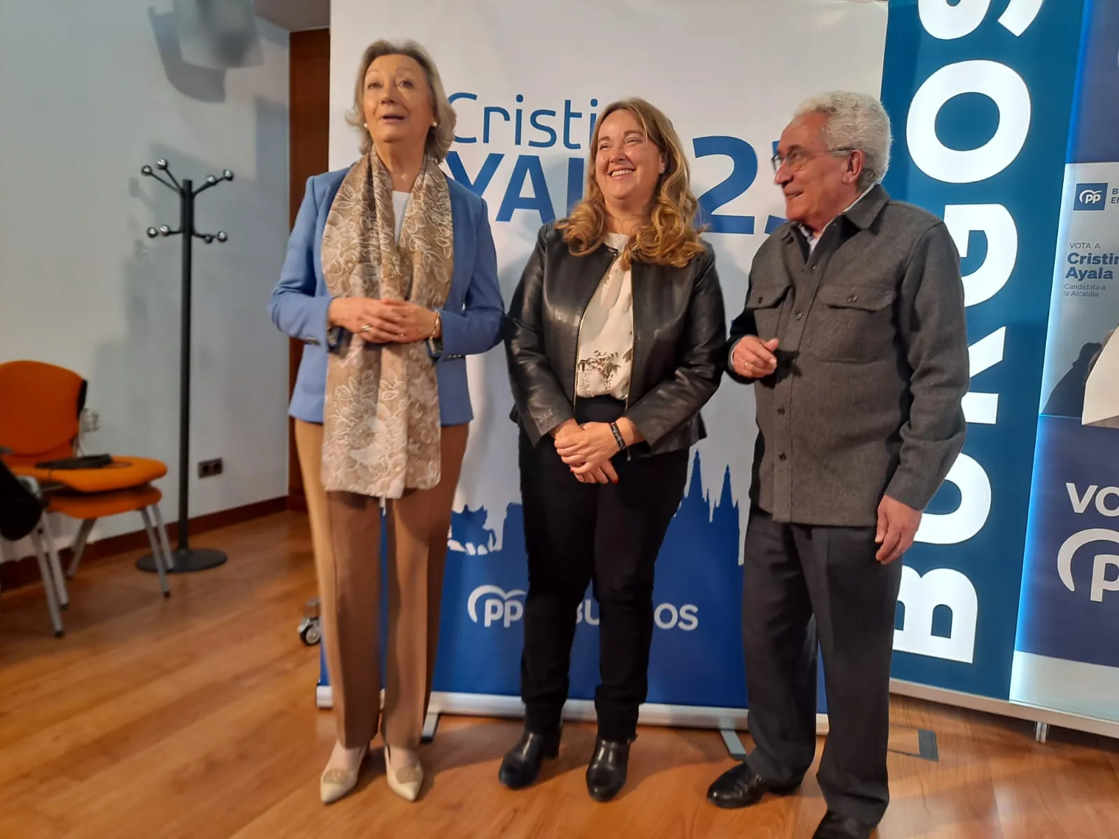 Ayala charla con Luisa Fernanda Rudi para saber cómo desbloquear las infraestructuras de Burgos o sanear las cuentas del Ayto.