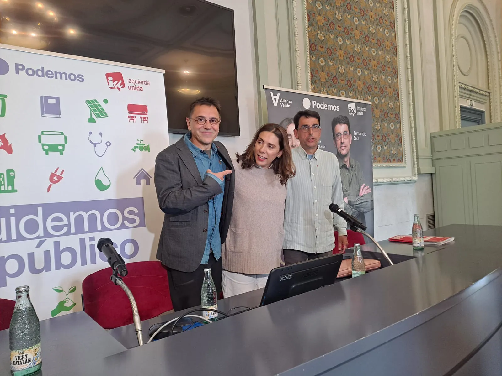 Juan Carlos Monedero apoya a Marga Arroyo para despertar de la pesadilla (...) que recuerda por qué estalló el 15M