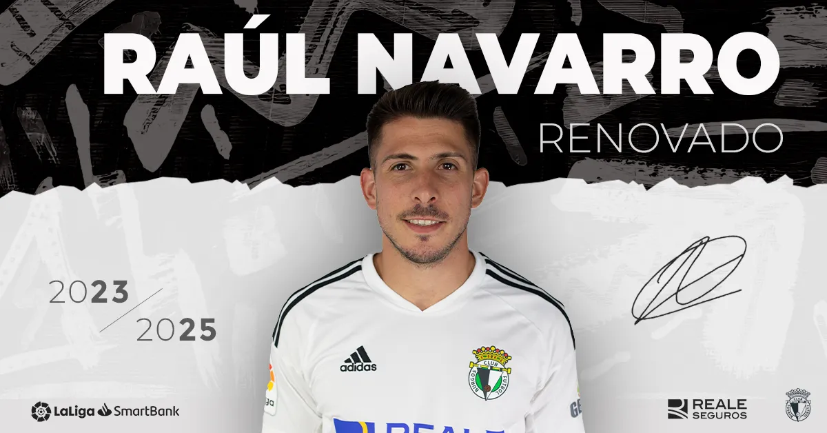 El Burgos CF renueva dos temporadas más a Raúl Navarro