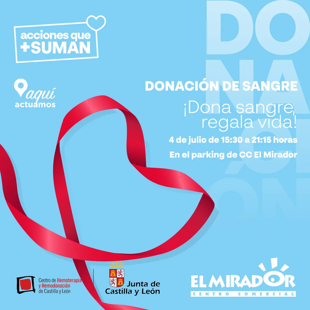 El Mirador contará con una campaña de donación de sangre este martes